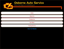 Tablet Screenshot of osborneautoservice.com